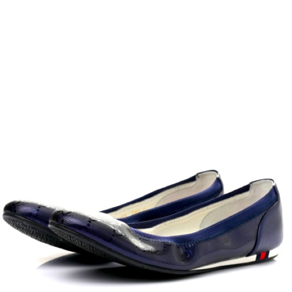Like New Gucci Imprime Monogram Ballerina Flats